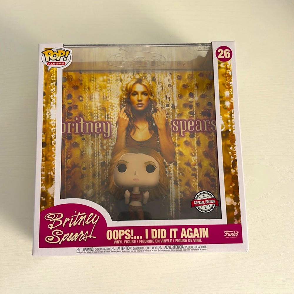 Funko OOPS! I DID IT AGAIN #26 SPECIAL EDITION FUNKO POP! ALBUMS BRITNEY SPEARS